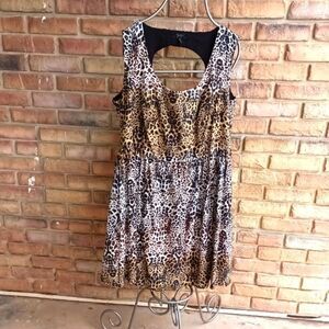 COPY - Jessica Simpson leopard print dress.